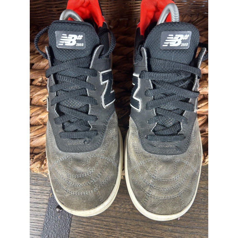 New Balance Numeric 288 Sport Grey Black Red Skate Shoes NM288GTE Mens 10 - Picture 2 of 8